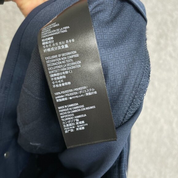 NEW Kirkland Signature Men's Size 38 Navy Shorts Polyester Comfort Waistband - Picture 6 of 7